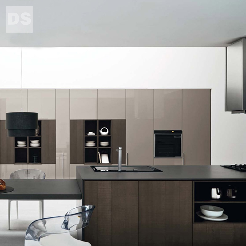 Combination board kitchen cabinet