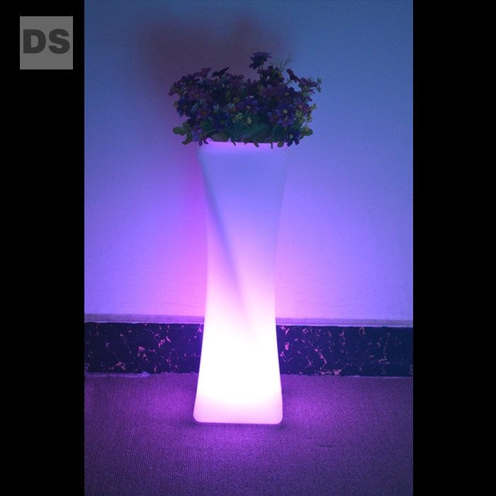 furniture remote control plastic luminous vase
